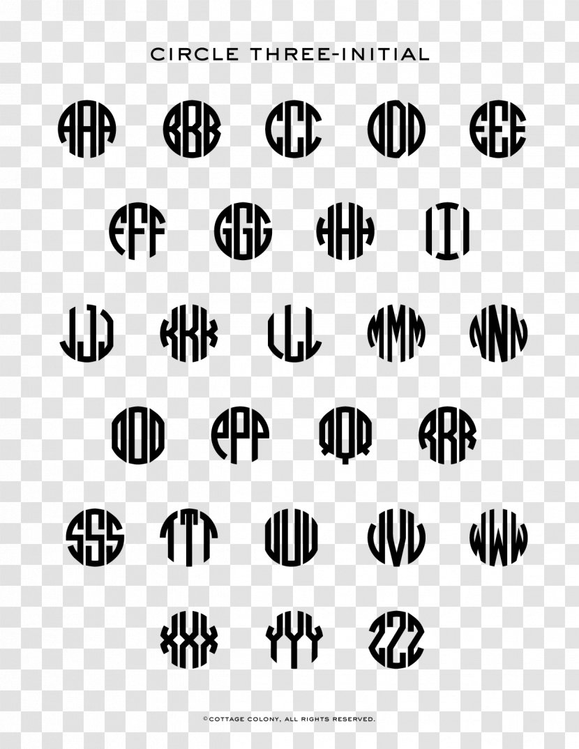 Paper Window Shopping Rubber Stamp Die - Symbol - Initials Transparent PNG