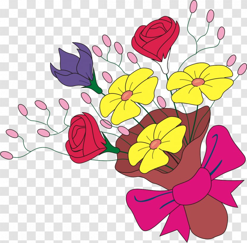 Floral Design Cut Flowers Flower Bouquet - Flowering Plant Transparent PNG