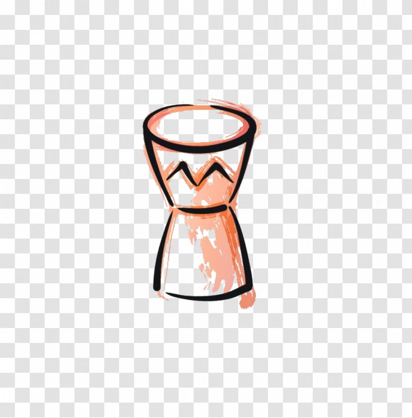 Drum Photography Royalty-free Illustration - Cartoon - Hand-painted Simple Drums Transparent PNG