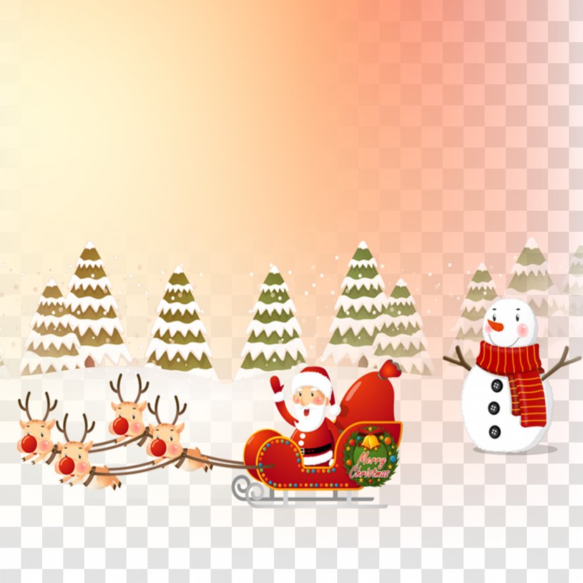 Santa Claus Christmas Ornament Gift - Giving Gifts Transparent PNG
