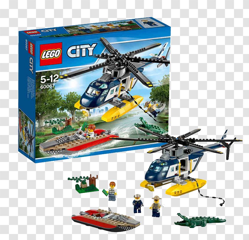 Helicopter Lego City Toy Minifigure - Toys Island Life Transparent PNG