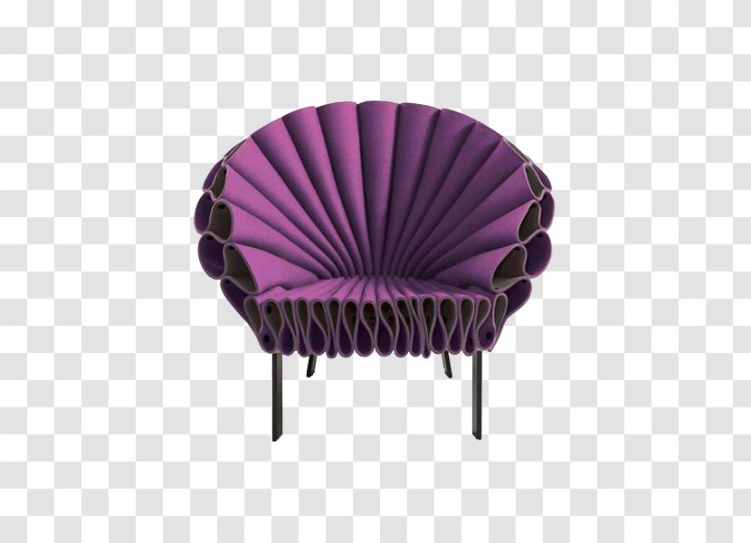 Eames Lounge Chair Cap Design S.p.A. Furniture - Violet Transparent PNG