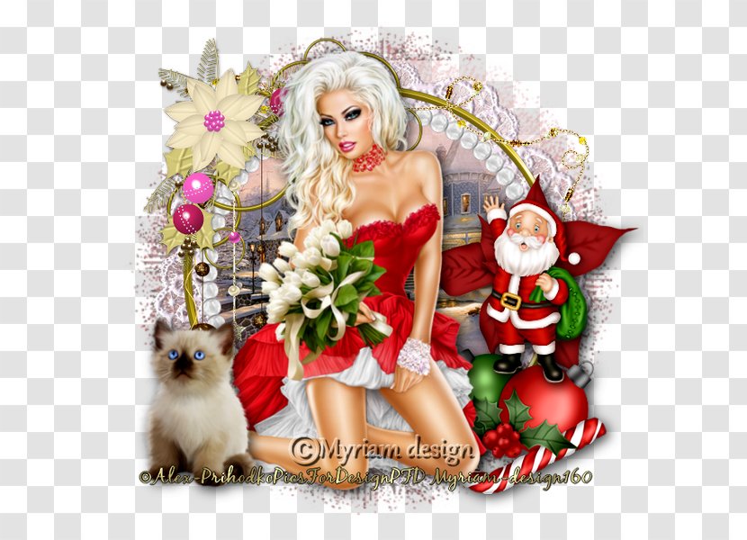 Christmas Ornament Doll Flower Character - Decoration Transparent PNG