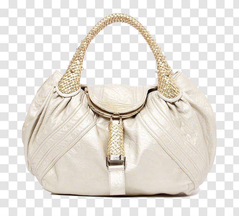 Hobo Bag Handbag Silver Gold - Shoulder - Fendi Handle And Woven Symphony Transparent PNG
