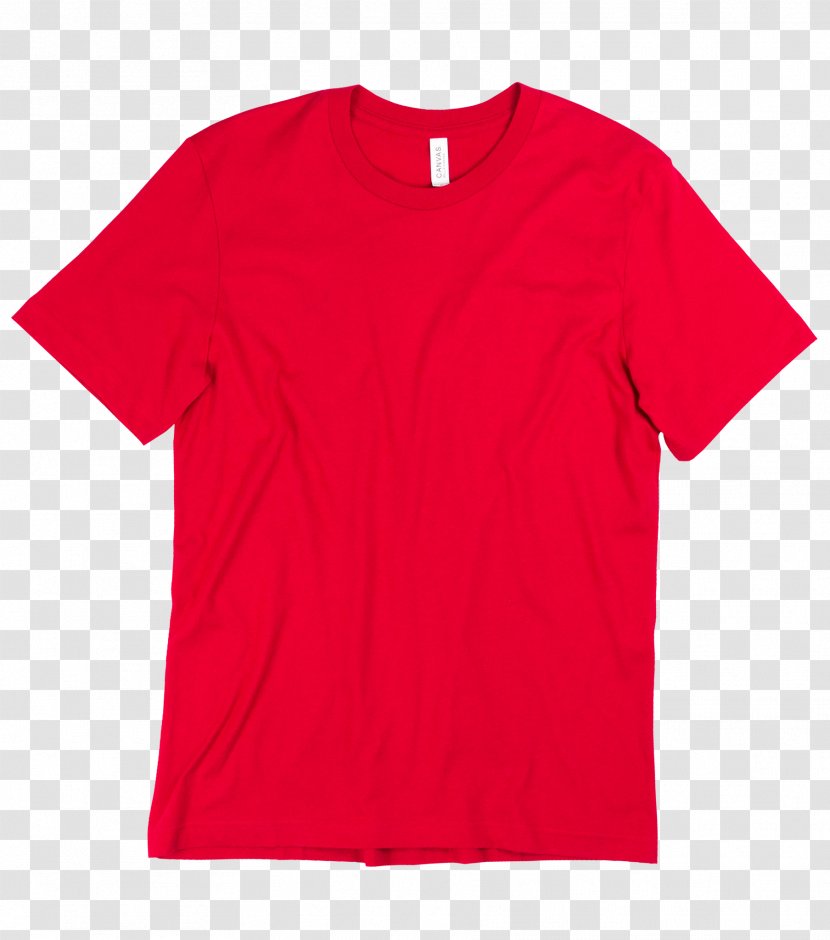 T-shirt Crew Neck Clothing Polo Shirt - Printed T Red Transparent PNG