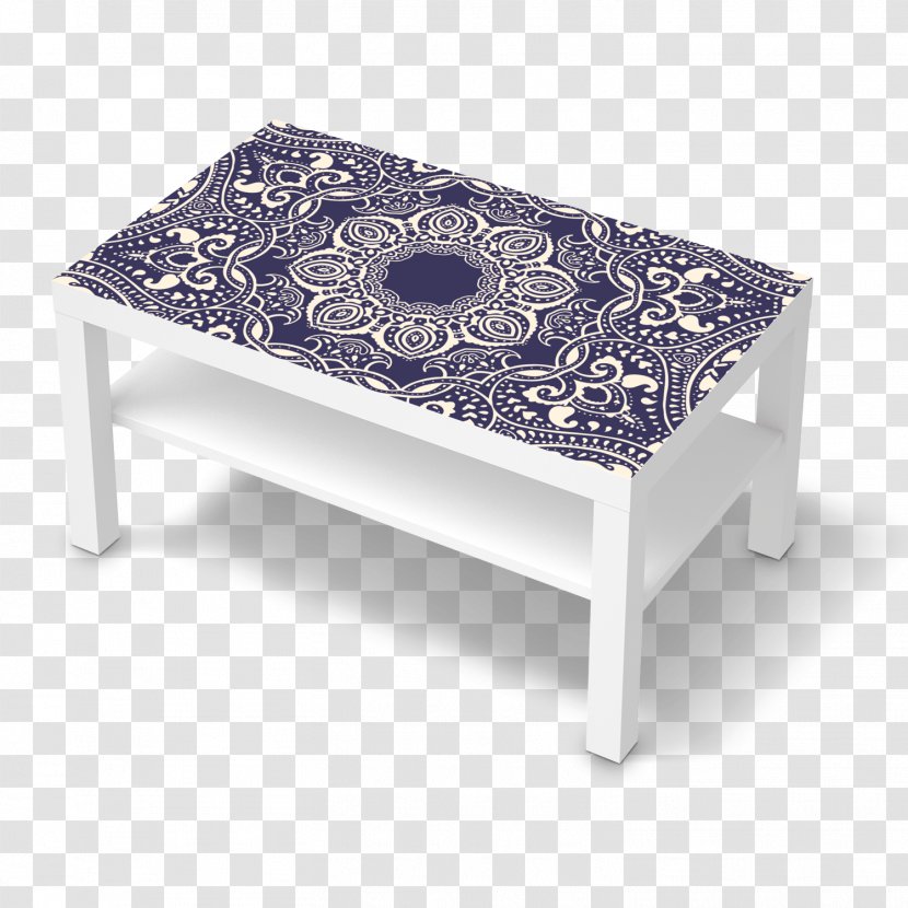 Coffee Tables Furniture Foil IKEA - Bed - Blue Mandala Transparent PNG