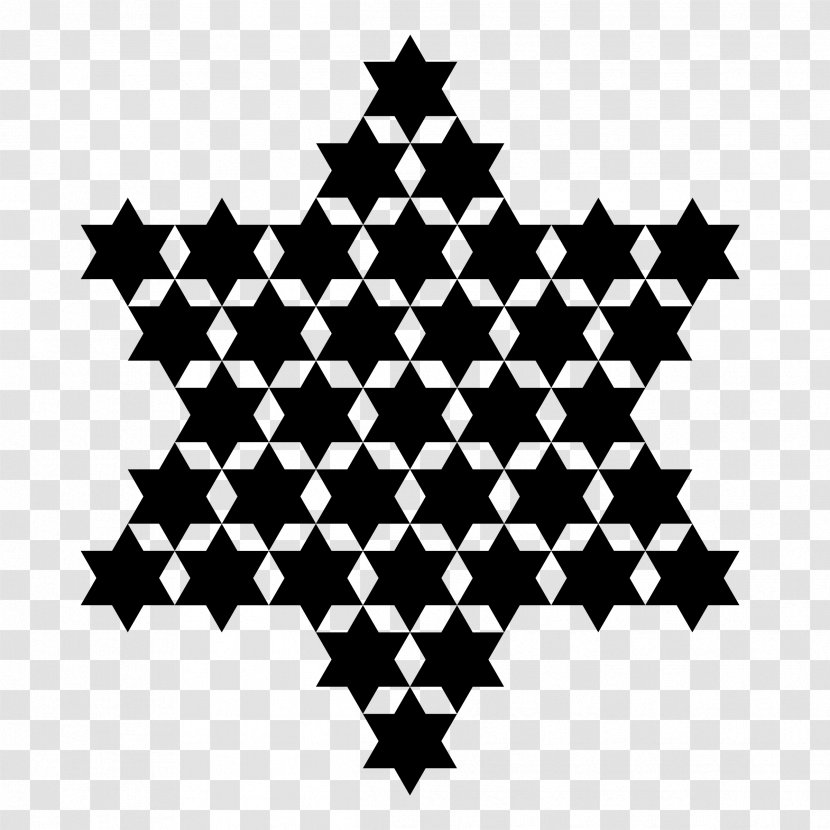 Tessellation Hexagon Geometry Hexagram Regular Polygon - Leaf - Fractal Transparent PNG