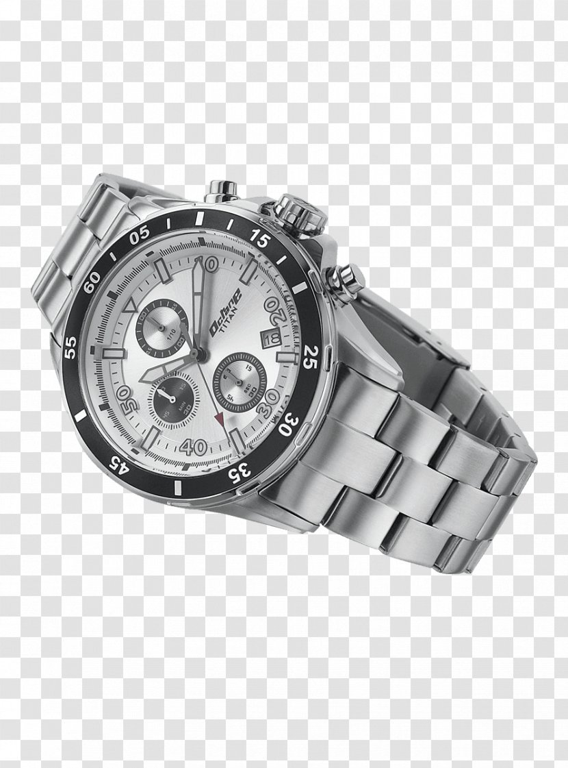 Silver Watch Strap - Men Transparent PNG