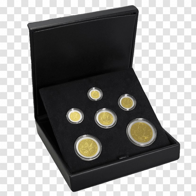 Gold Coin Canadian Maple Leaf Silver - Quarter Eagle Transparent PNG