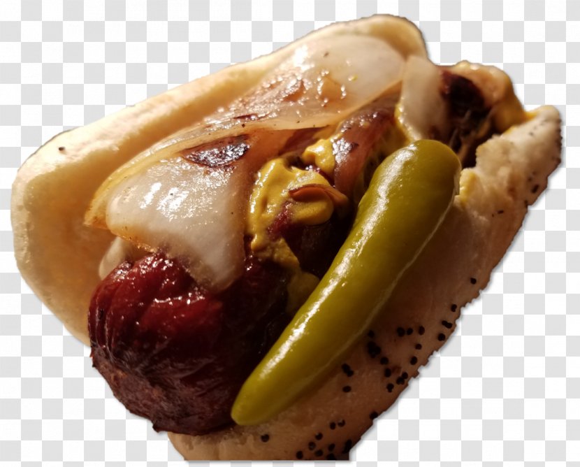 Chicago-style Hot Dog Maxwell Street Chili Polish Cuisine - Dish - Spice Sausage Transparent PNG
