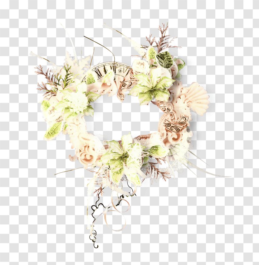 Floral Design Wreath Cut Flowers Artificial Flower - Twig - Bouquet Transparent PNG