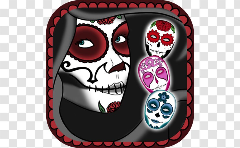 La Calavera Catrina Skull Mexico Halloween - Makeup Transparent PNG