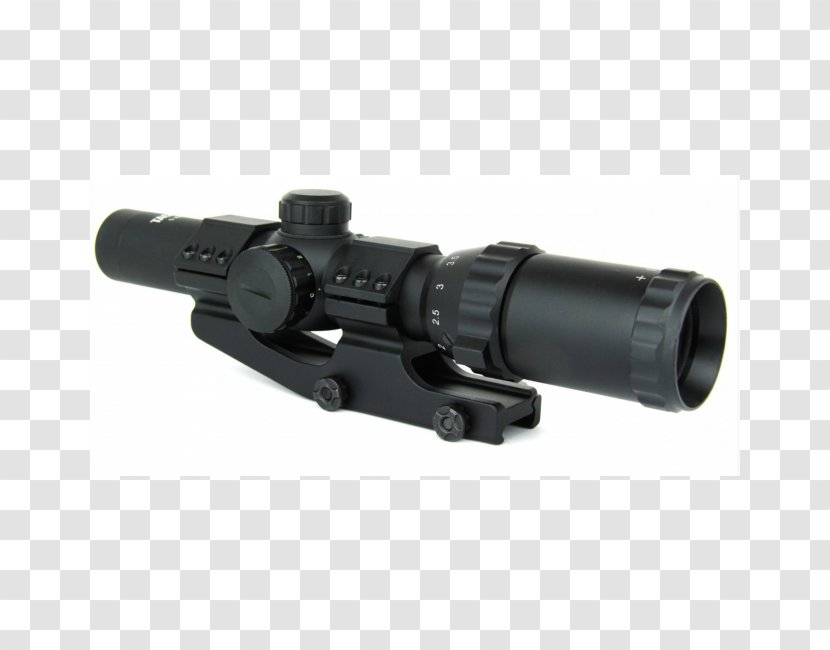 Telescopic Sight Advanced Combat Optical Gunsight Reticle Firearm - Tree - Close Shot Transparent PNG