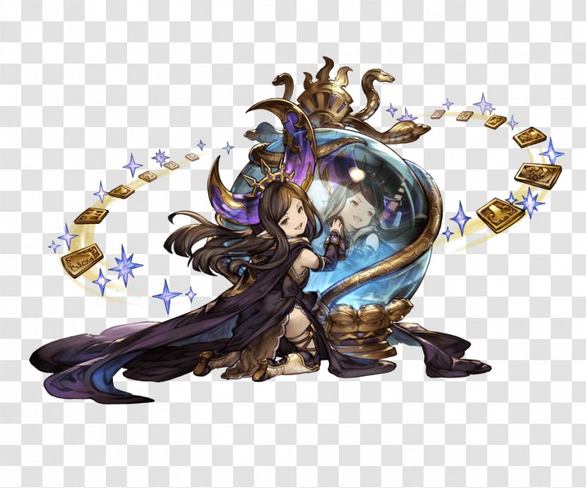 Granblue Fantasy Character Mobage Game Wiki - Blue Crescent Transparent PNG