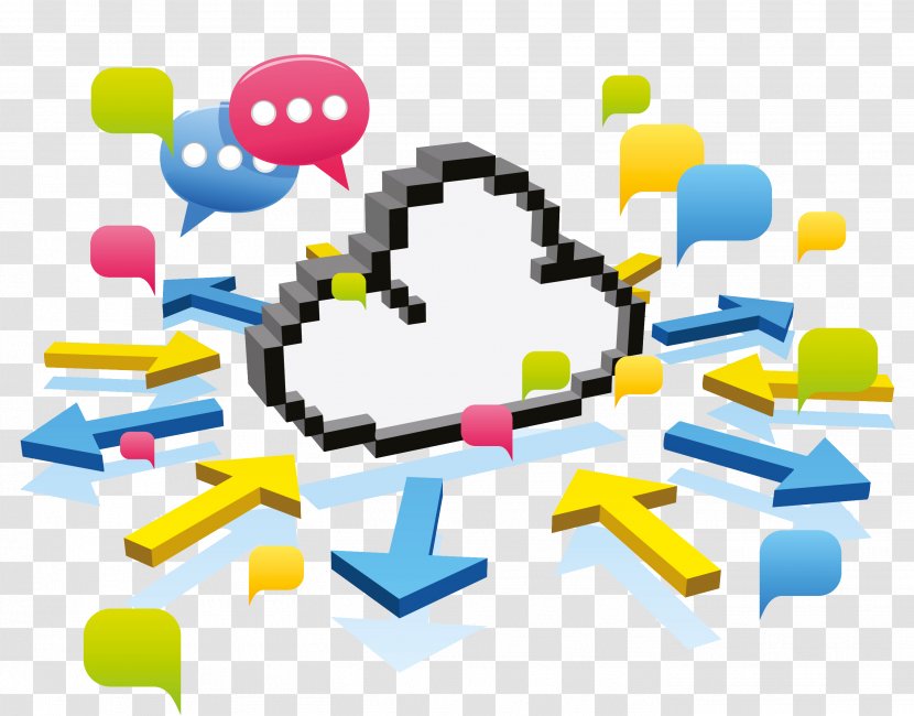 Cloud Computing Computer Network - Data Transmission Transparent PNG
