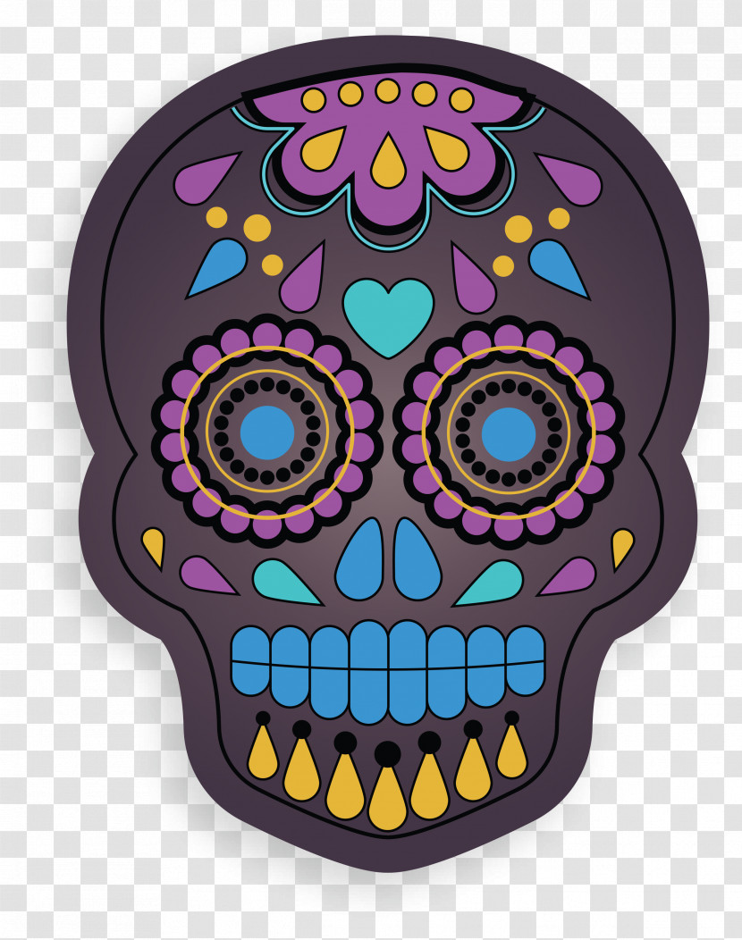 Skull Mexico Transparent PNG