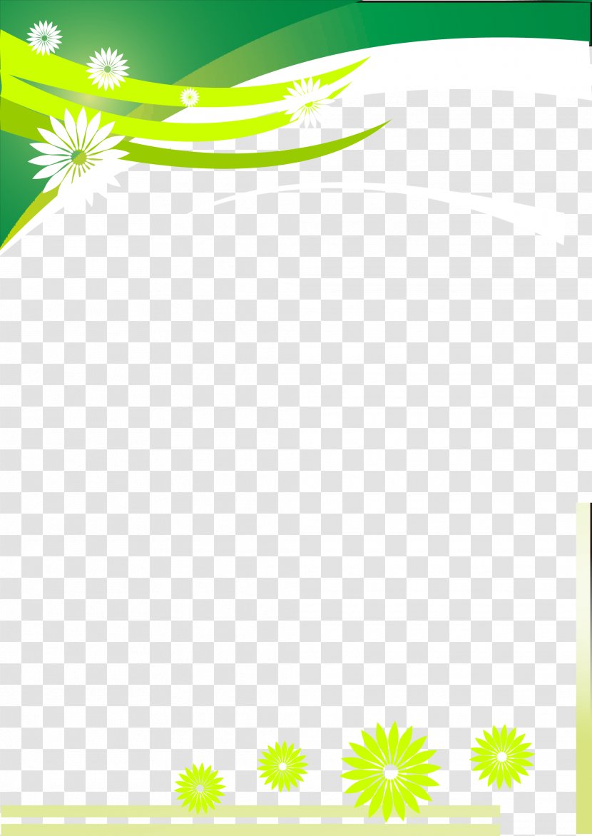 green and yellow border design