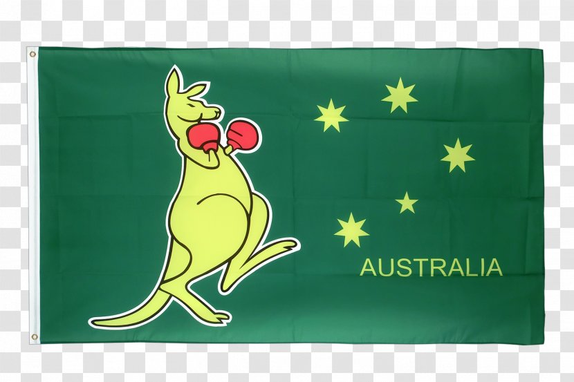 Flag Of Australia Boxing Kangaroo Fahne Transparent PNG