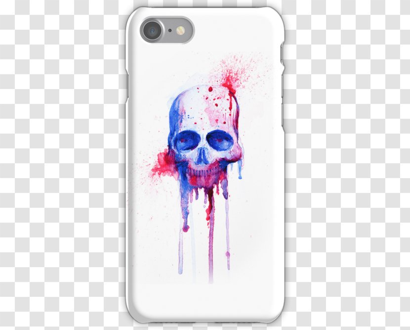 Apple IPhone 8 Plus 7 4S 6 6s - Skull - Arrow Through The Heart Transparent PNG