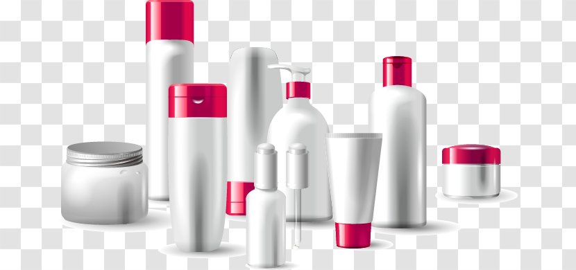 Cosmetology Cosmetics Make-up Spa - Glass Bottle - Model Design Transparent PNG
