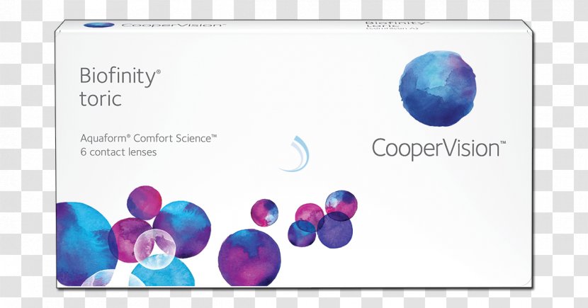 Toric Lens Biofinity CooperVision Contact Lenses - Biomedic Transparent PNG