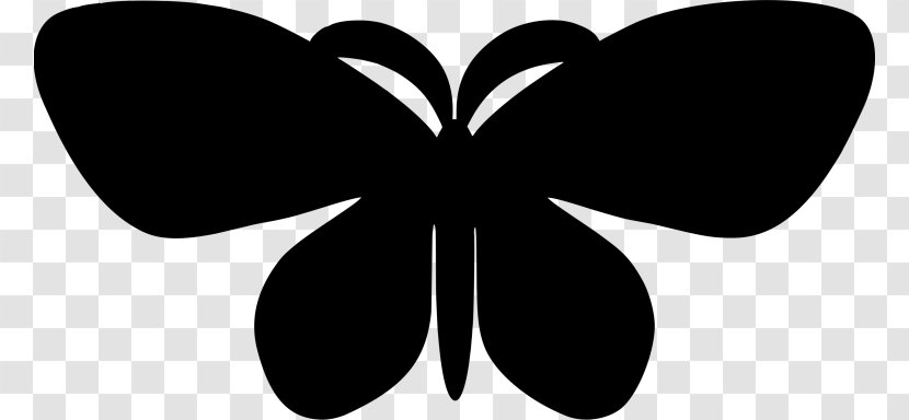 Silhouette Butterfly Clip Art Transparent PNG