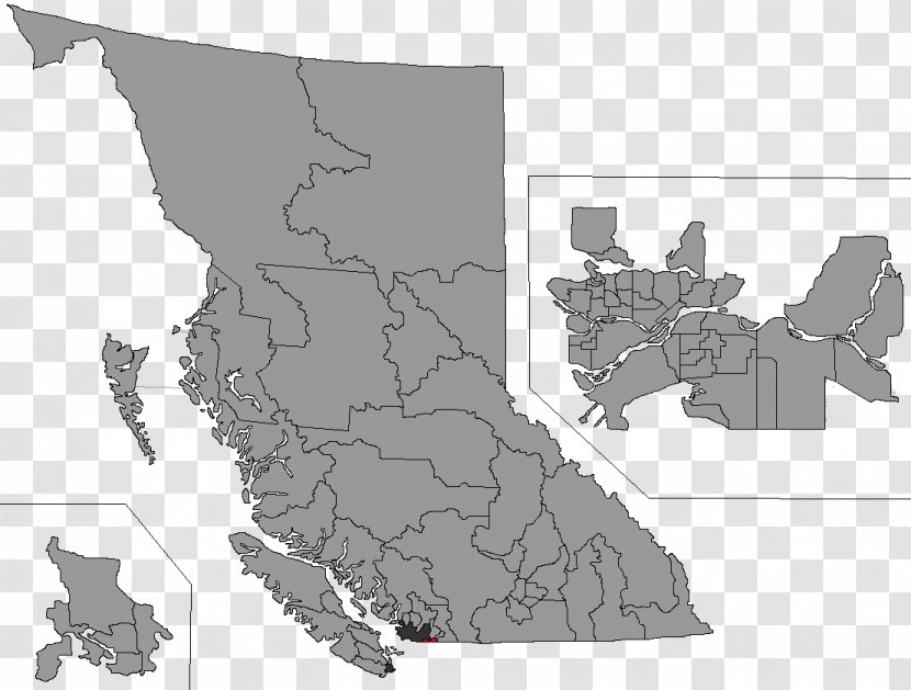 Saanich Vancouver-Langara Chilliwack-Kent Abbotsford Nanaimo - Tree - Map Transparent PNG