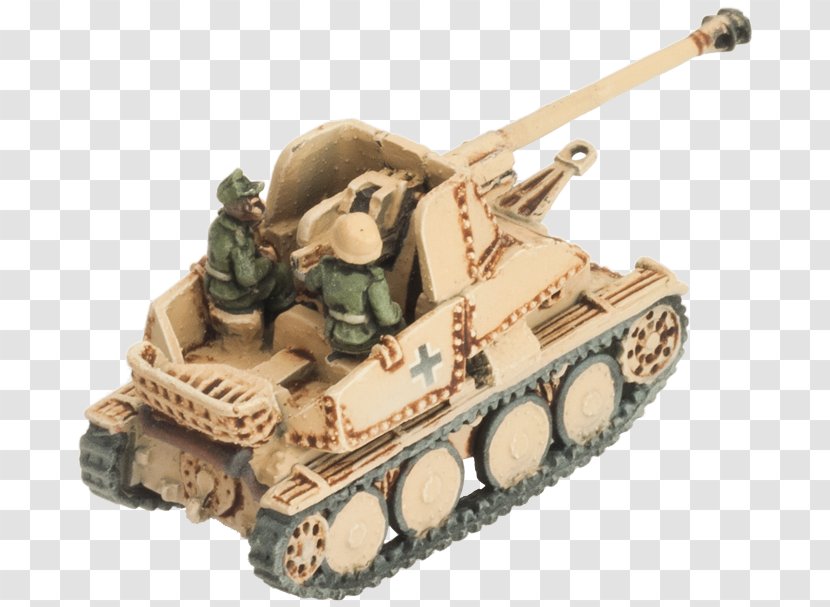 Churchill Tank Flames Of War Marder III Destroyer - Iii - Afrika Korps Transparent PNG