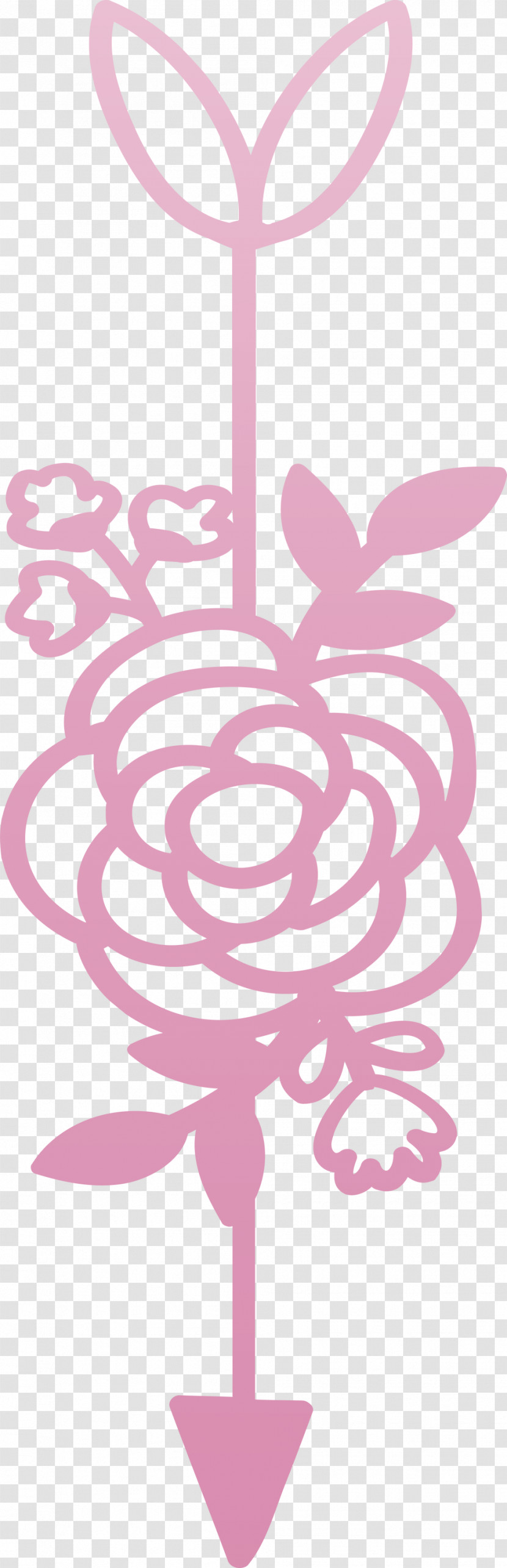 Boho Arrow Flower Arrow Transparent PNG