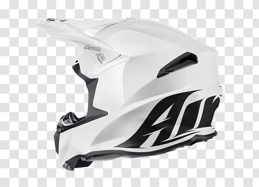 Motorcycle Helmets AIROH White Transparent PNG