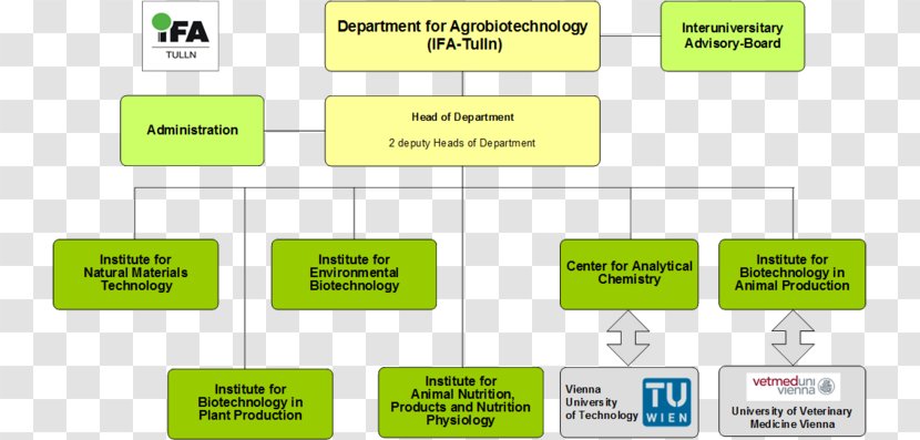 Organizational Chart University Of Natural Resources And Life Sciences, Vienna Biotechnology - Information - Organization Transparent PNG