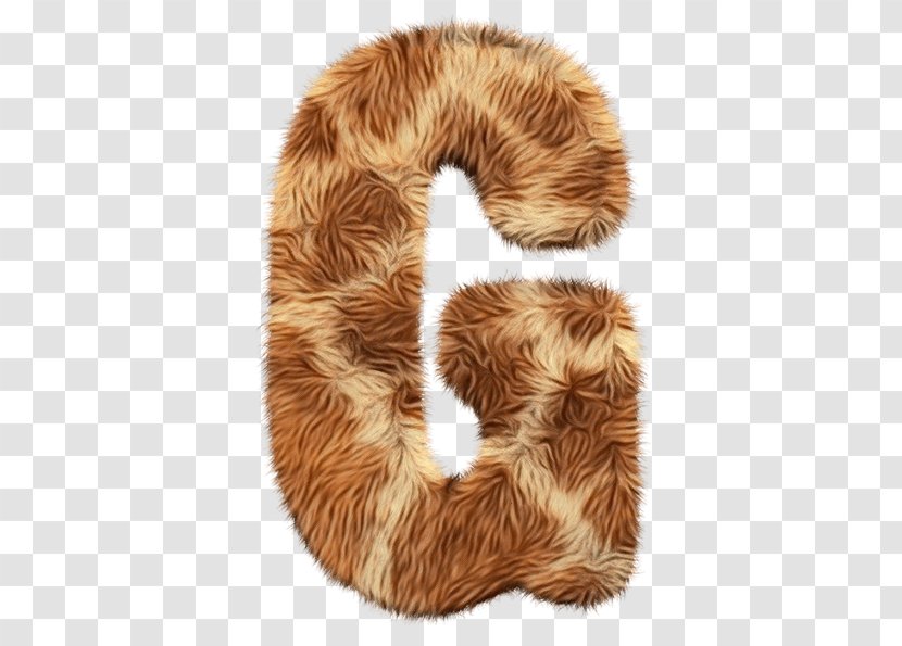 Fur Brown Font Tail Textile - Beige - Neck Clothing Transparent PNG