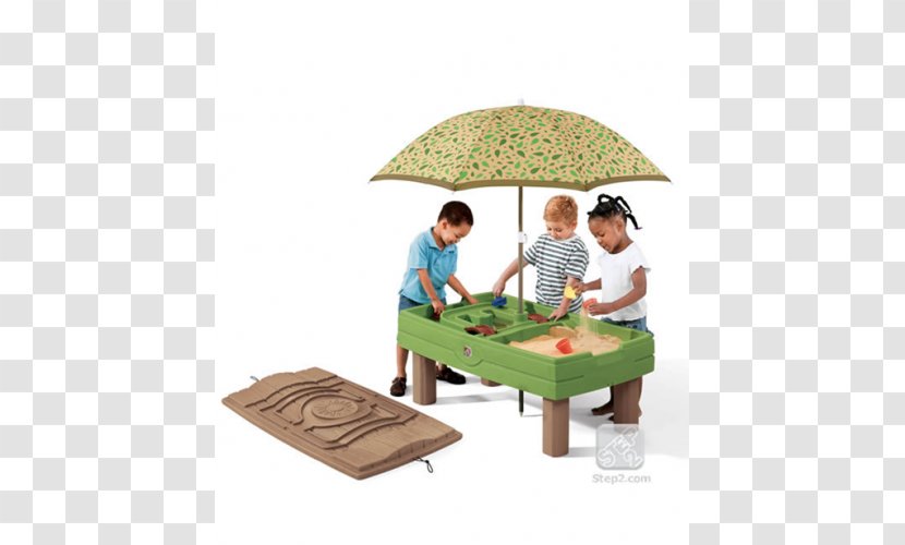 Step2 Naturally Playful Playhouse Climber And Swing Extension Sand Water Activity Table - Outdoor Furniture Transparent PNG