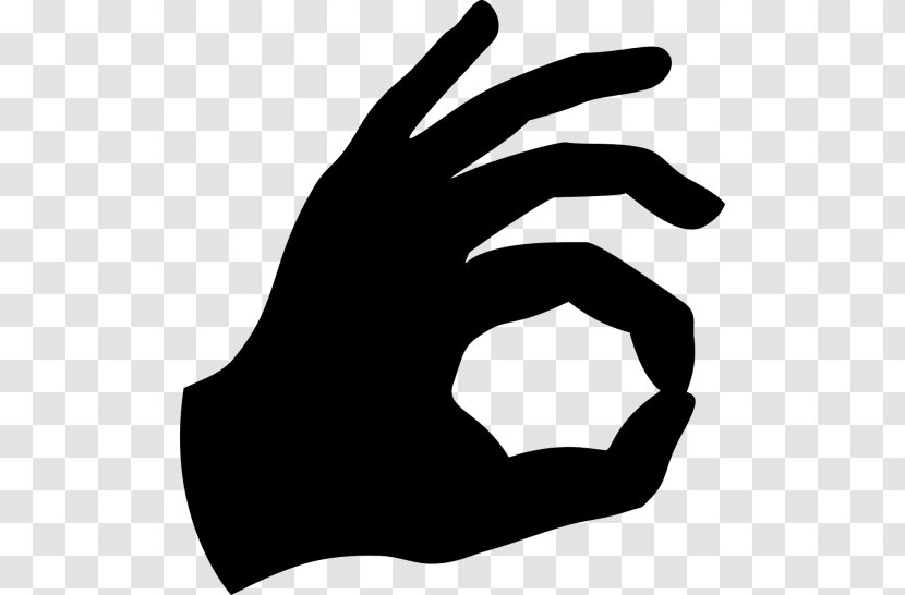 OK Sign Language Clip Art - Thumb - Hand Transparent PNG