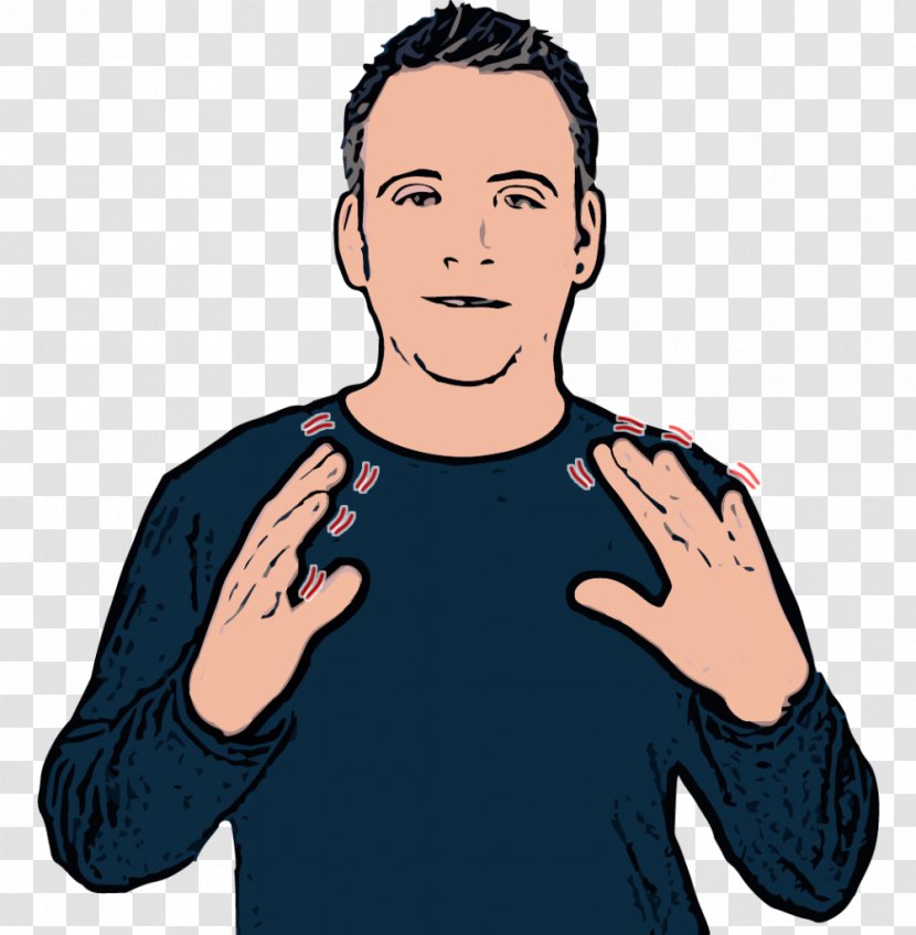 American Sign Language British Makaton - Head - Relaxation Day Transparent PNG