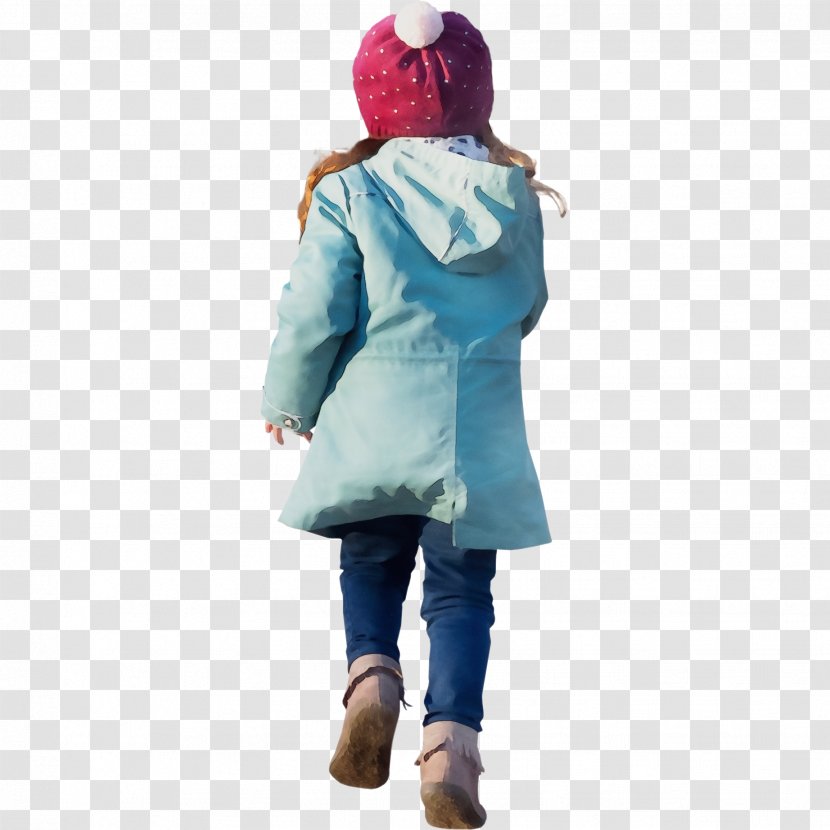 Watercolor Cartoon - Coat - Top Trench Transparent PNG