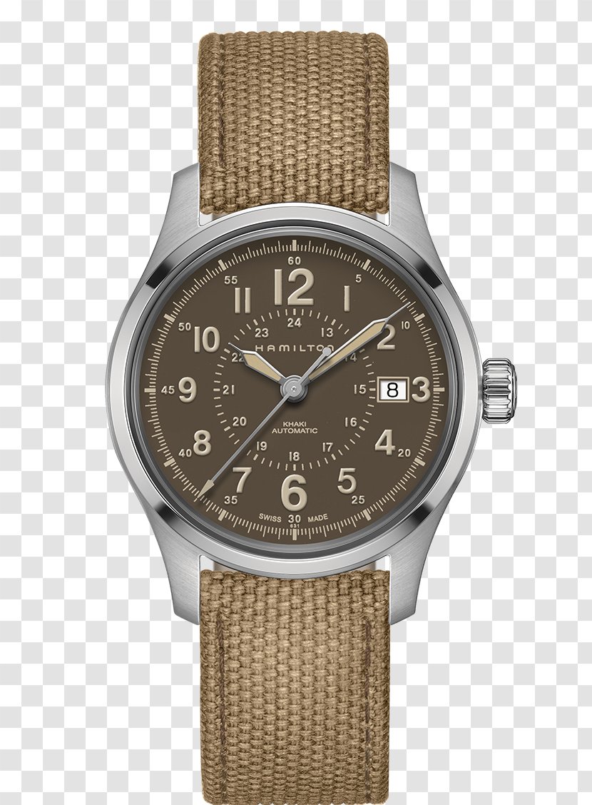 Hamilton Watch Company Automatic Strap Military - Khaki Transparent PNG