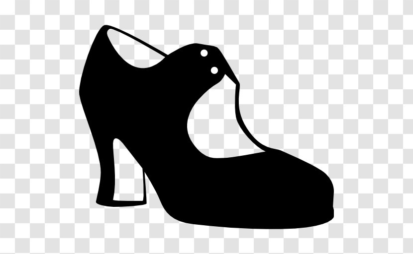 Flamenco Shoe Dance - Monochrome - Black Transparent PNG