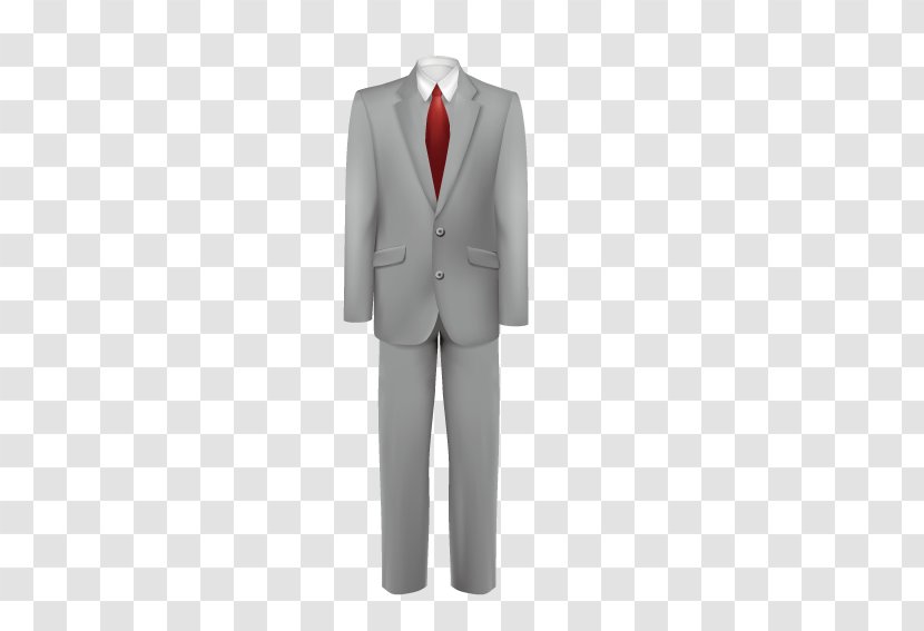 Tuxedo Necktie Suit Clothing - Outerwear - A Set Of Men's Suits Transparent PNG