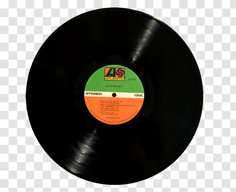 Led Zeppelin II Phonograph Record Heavy Metal IV - Gramophone - Records Transparent PNG