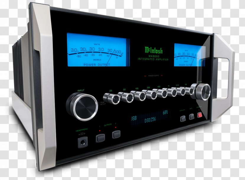 McIntosh Laboratory Integrated Amplifier Audio Power Digital - Sound - Nad Electronics Transparent PNG