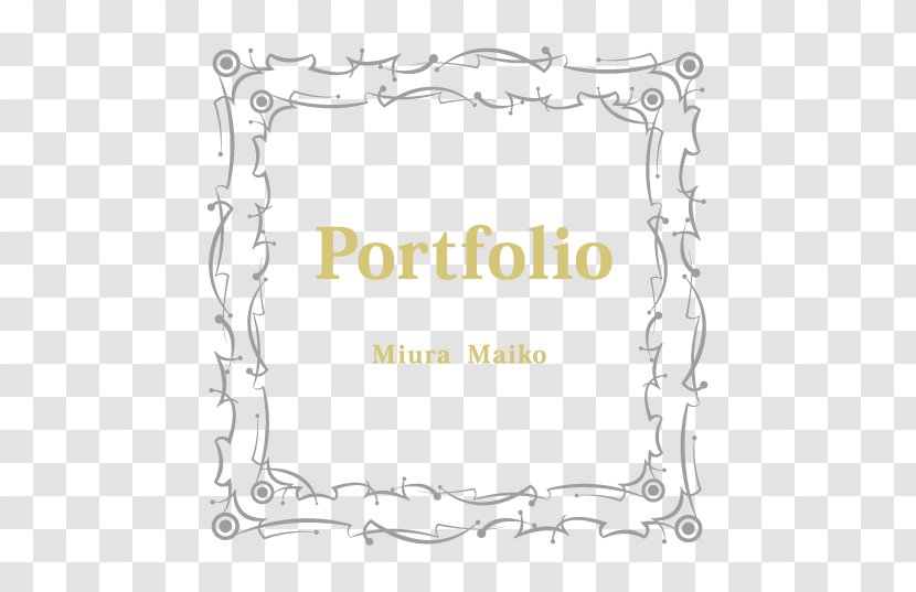 Paper Picture Frames White Line Art Pattern - Text - Maiko Transparent PNG