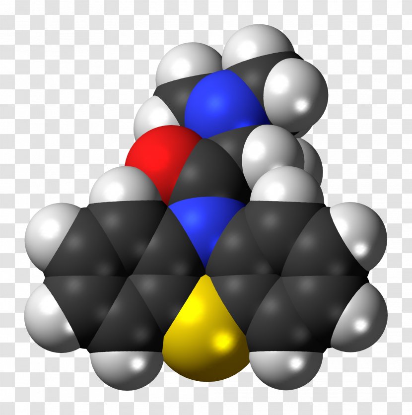 Space-filling Model Molecule Tetracene Acenaphthylene Pentacene - Chemical Substance Transparent PNG
