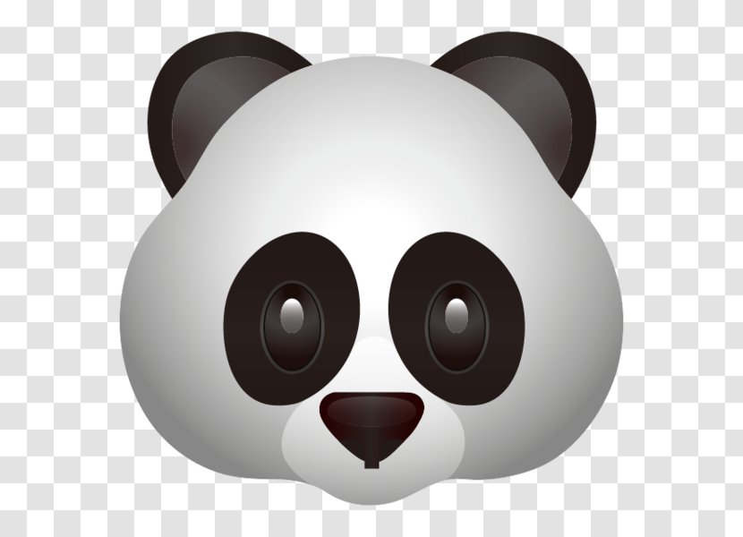 Giant Panda Emoji Bear Clip Art Cuteness Unicorn Head Transparent Png