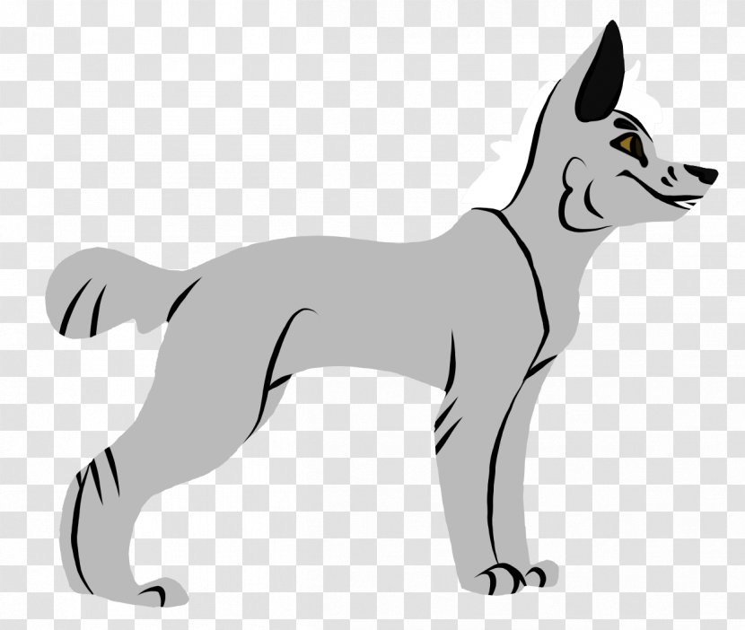 Dog Breed Red Fox Cat Canidae - Black And White - Female Transparent PNG