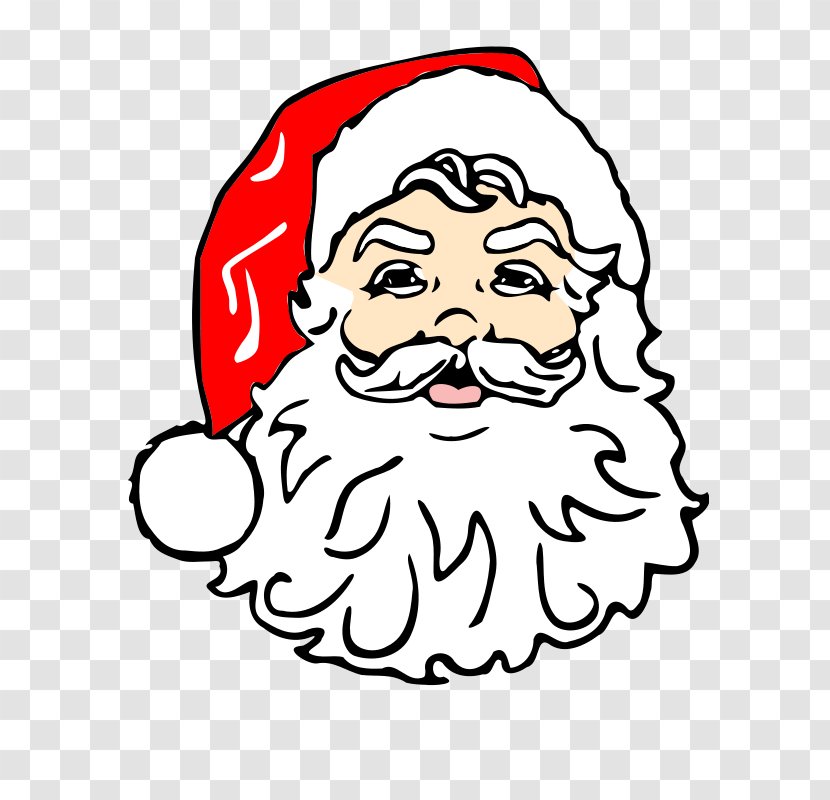 Santa Claus Christmas Father Clip Art - Nose - S Reindeer Clipart Transparent PNG