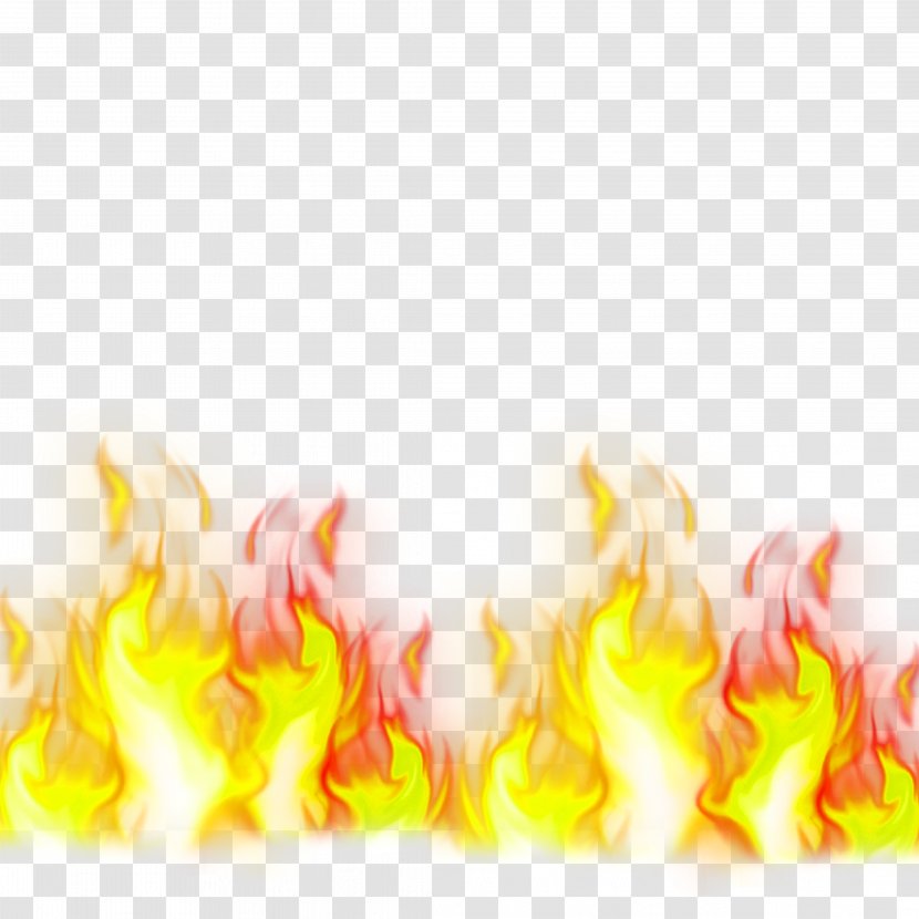 Flame Combustion Array Data Structure - Yellow - Red Fresh Effect Element Transparent PNG