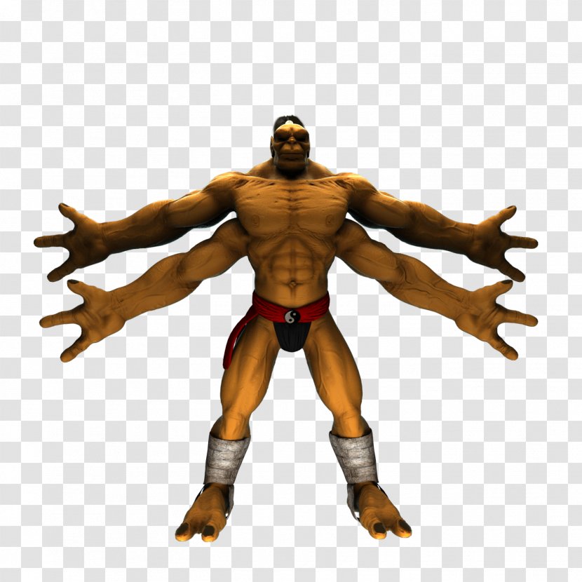 Goro Mortal Kombat X 4 II - Sprite Transparent PNG