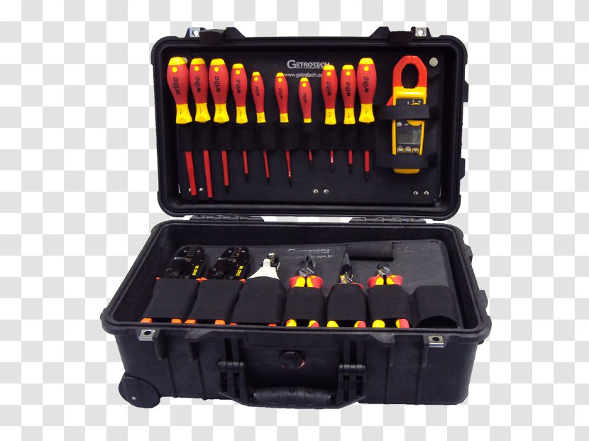 Tool Crimp Pliers Electrical Cable Suitcase - Hydraulics - Mala Transparent PNG