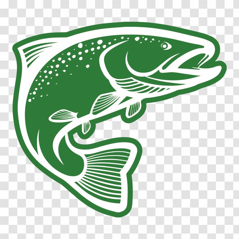 Green Logo Font Fish Automotive Decal - Emblem Transparent PNG